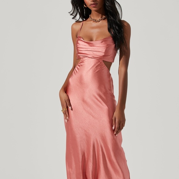 Bestto Dresses & Skirts - Satin Dress | DUSTY ROSE